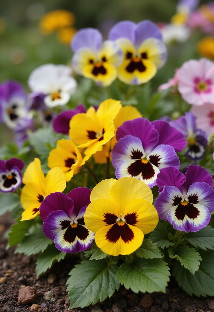 11 Best Flowers That Don’t Need Deadheading (Transform Your Garden Today!) - 11. Pansies