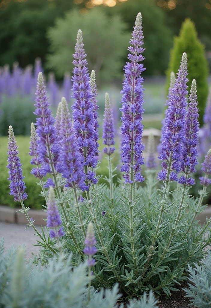 11 Best Flowers That Don’t Need Deadheading (Transform Your Garden Today!) - 6. Russian Sage