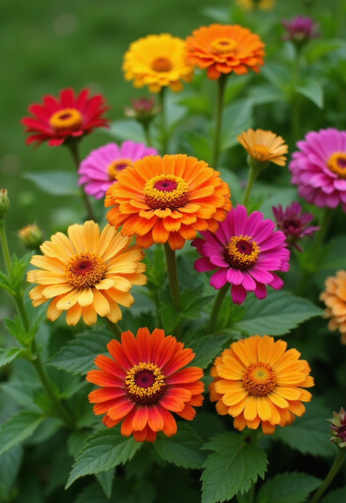 11 Best Flowers That Don’t Need Deadheading (Transform Your Garden Today!) - 7. Zinnias