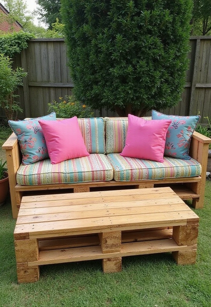 12 Creative Upcycled Furniture Ideas That Will Blow Your Mind (You Won't Believe #3!) - 2. Wooden Pallet Couch
