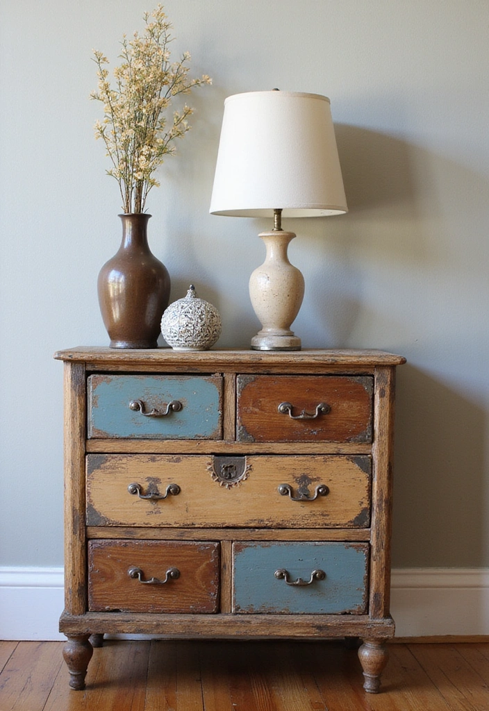 12 Creative Upcycled Furniture Ideas That Will Blow Your Mind (You Won't Believe #3!) - 8. Upcycled Nightstand from Old Drawers