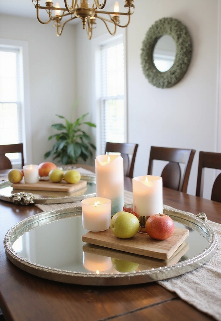 12 DIY Dining Room Mirror Ideas That Are Both Chic and Affordable (Get Inspired by #5!) - 7. DIY Mirrored Tray