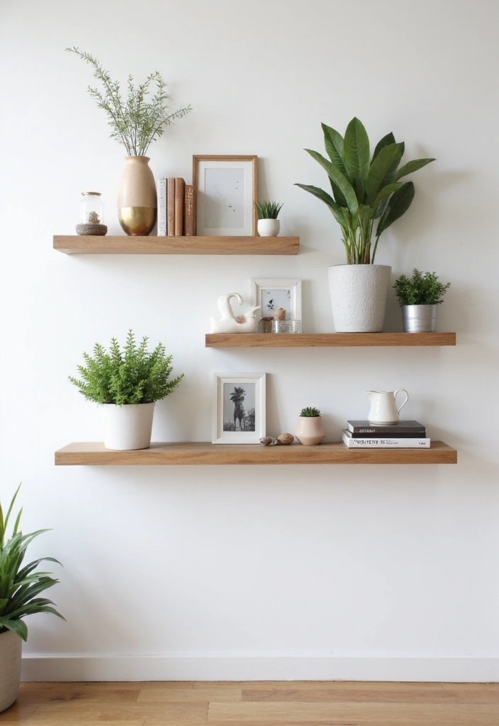 12 DIY Furniture Projects That Are So Easy, You'll Want to Make Them All! - 5. Chic Floating Shelves