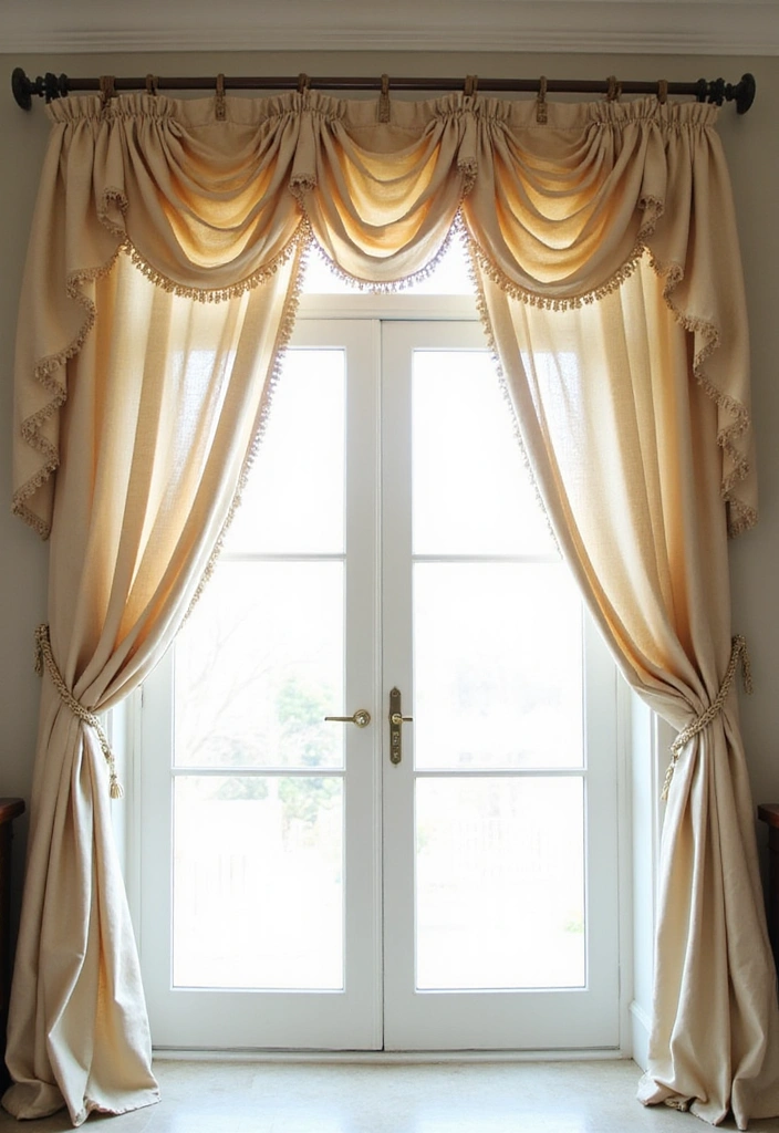 12 Dreamy Bedroom Window Valance Ideas to Transform Your Space Into a Cozy Retreat! - 1. Classic Fabric Valance