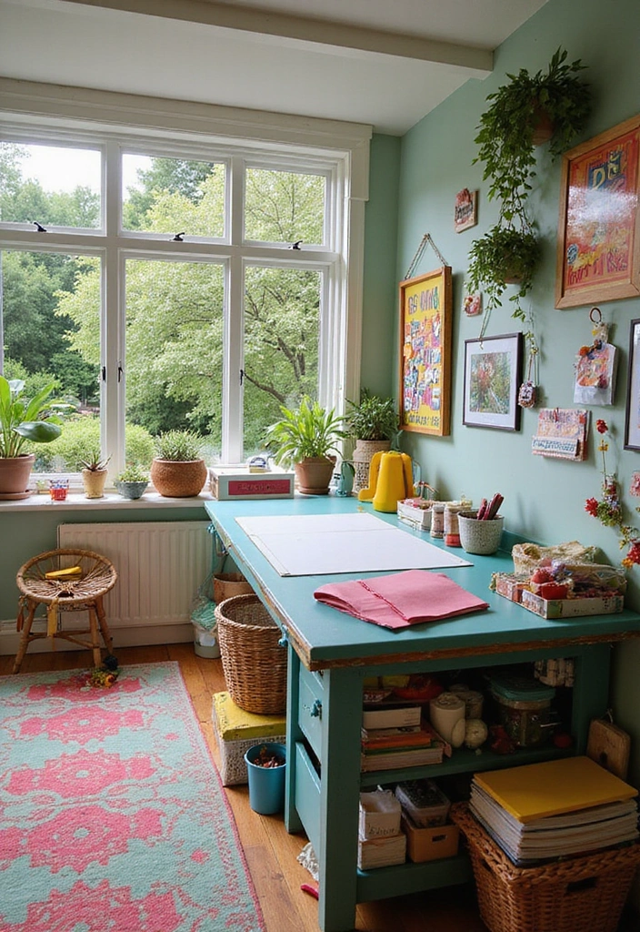 12 Jaw-Dropping Luxury Garden Room Ideas for Ultimate Relaxation! - 10. Stylish Craft and Hobby Room