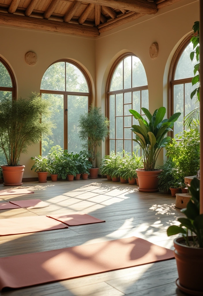 12 Jaw-Dropping Luxury Garden Room Ideas for Ultimate Relaxation! - 9. Yoga and Wellness Studio