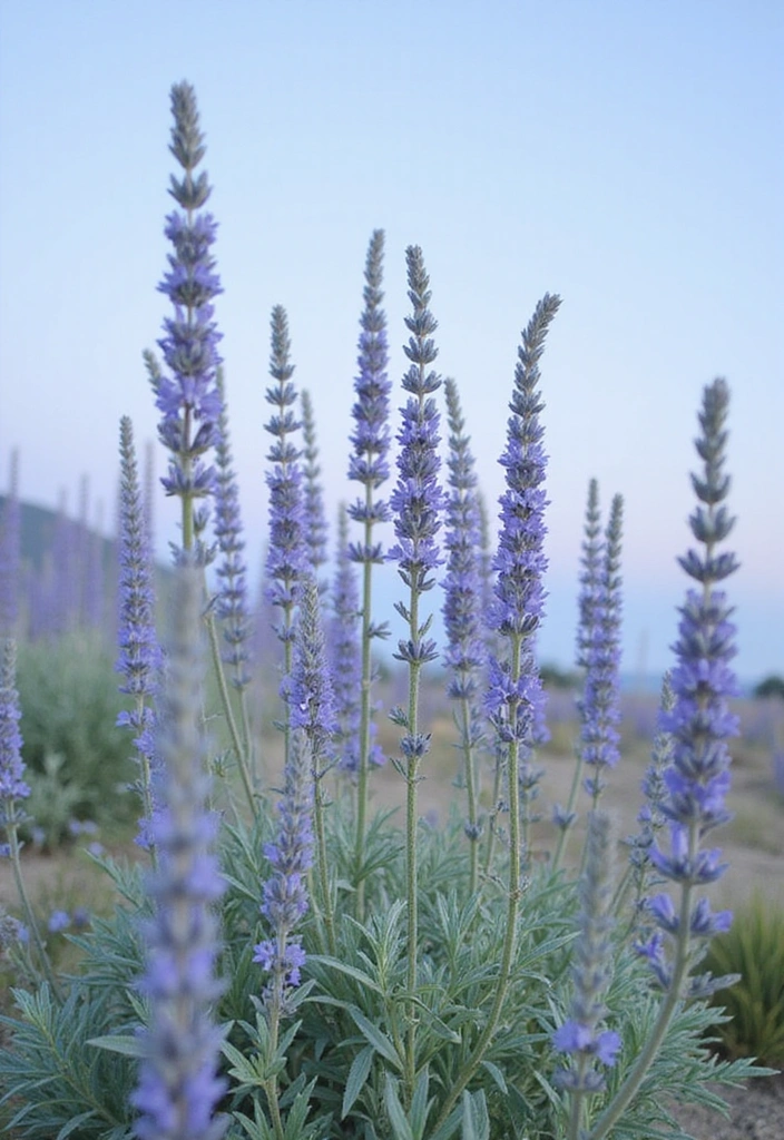 12 Self-Sustaining Flowers That Don’t Need Deadheading (Perfect for Busy Bees!) - 8. Russian Sage (Perovskia atriplicifolia)