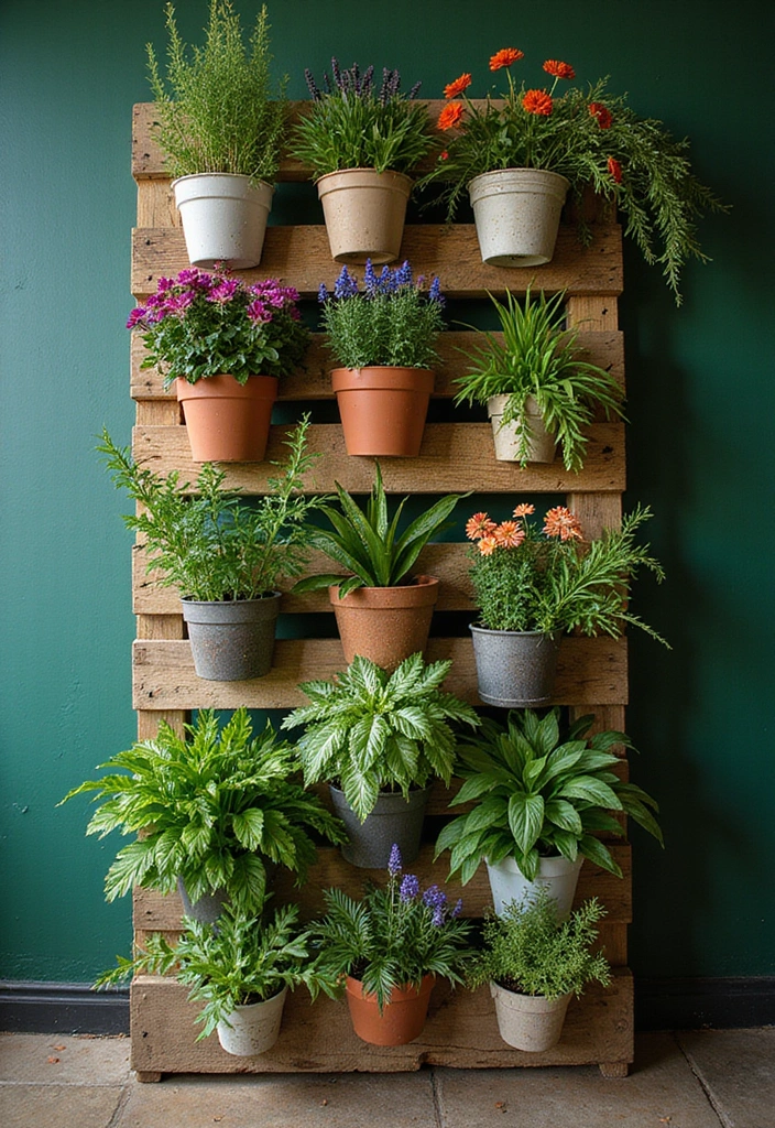 13 Creative Hanging Planter Ideas That'll Make Your Home Feel Like a Jungle (#8 Is a Game-Changer!) - 3. Vertical Garden Wonder