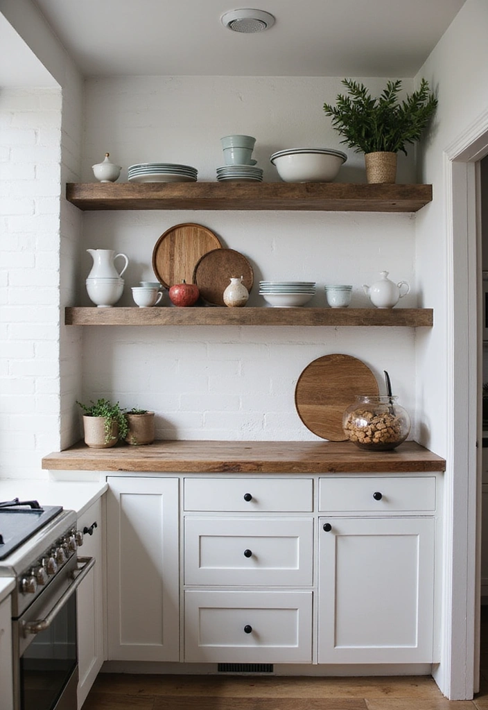 13 Industrial Open Kitchen Shelf Ideas That Will Add Edge to Your Home! - 11. Open Glass Shelves