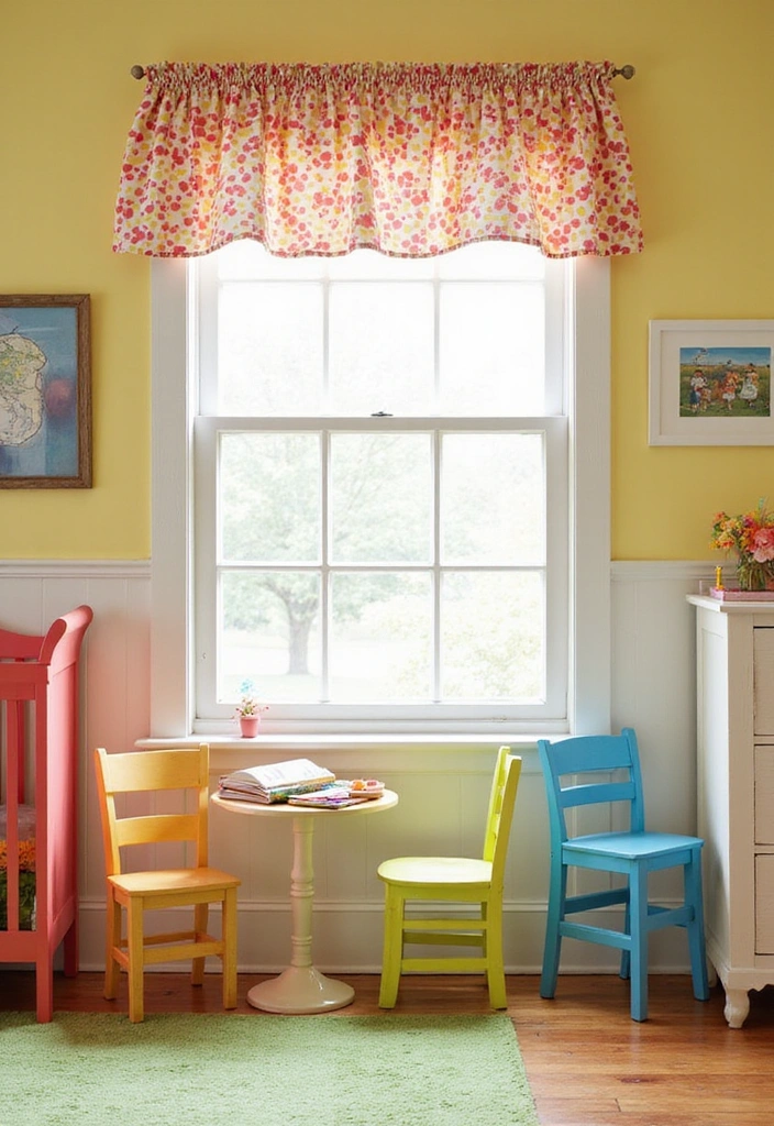 14 Adorable Kids Room Window Valance Ideas That Will Make Them Smile (#3 Is a Winner!) - 8. Playful Polka Dots Valance