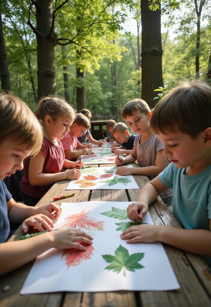 14 Fun Tree Stump Games Your Kids Will Love (And You Will Too!) - 7. Leaf and Bark Rubbings