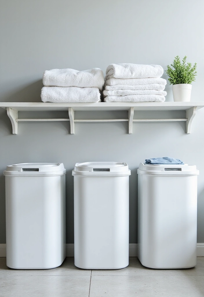 14 Functional Laundry Room Ideas That Will Make Your Life Easier! - 10. An Organized Sorting System