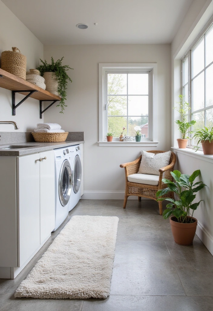 14 Functional Laundry Room Ideas That Will Make Your Life Easier! - 14. Functional Flooring Options