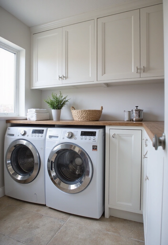 14 Functional Laundry Room Ideas That Will Make Your Life Easier! - 7. Integrated Technology