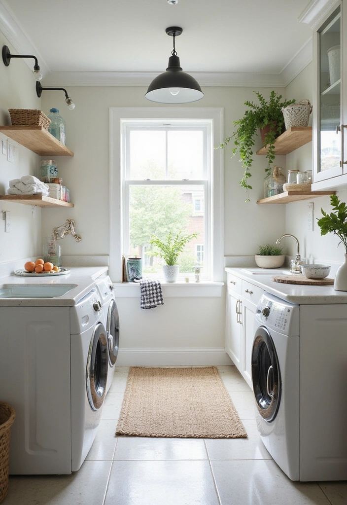 14 Functional Laundry Room Ideas That Will Make Your Life Easier! - 8. Efficient Lighting Solutions