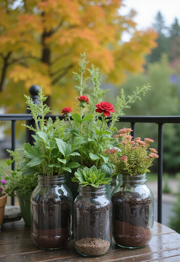 14 Stunning Container Vegetable Garden Ideas for Fall (Perfect for Small Spaces!) - 10. Recycled Plastic Bottles