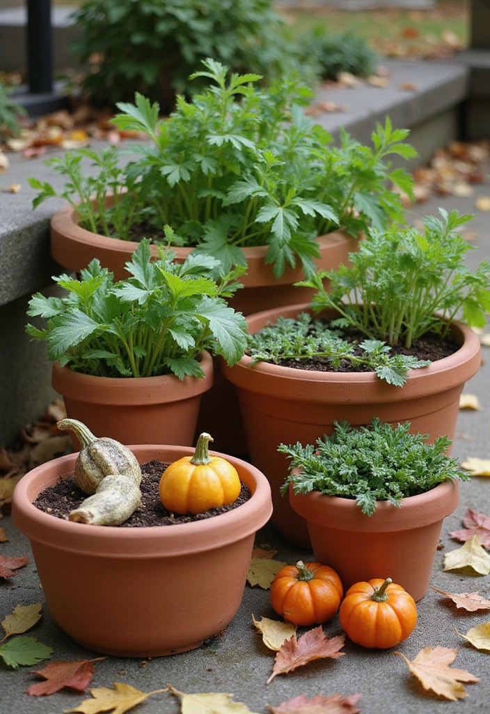 14 Stunning Container Vegetable Garden Ideas for Fall (Perfect for Small Spaces!) - 14. Terracotta Pots