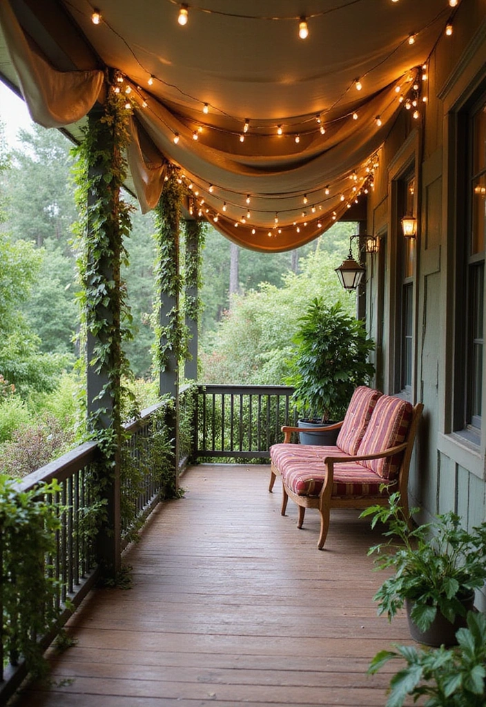 14 Unique Porch Ceiling Materials That Will Elevate Your Outdoor Aesthetic (You’ll Love #8!) - 12. Beautiful Canvas Tents