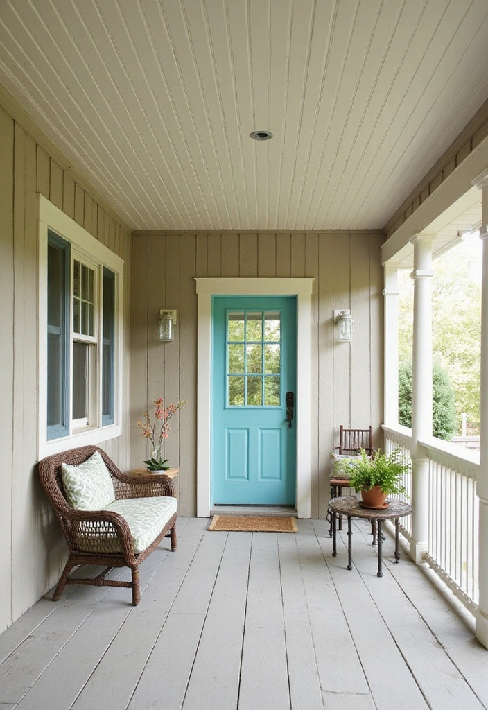 14 Unique Porch Ceiling Materials That Will Elevate Your Outdoor Aesthetic (You’ll Love #8!) - 3. Cozy Beadboard