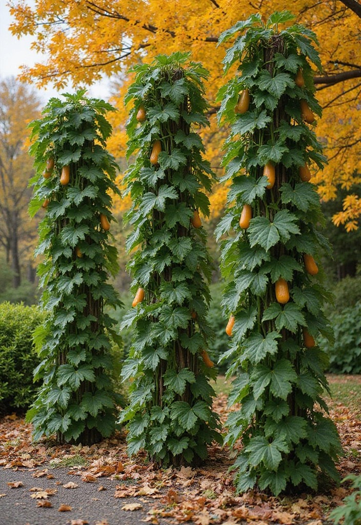 15 Organic Fall Garden Ideas to Boost Your Harvest (Get Ready for #8!) - 9. Utilize Vertical Gardening Techniques