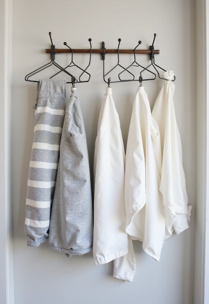 15 Space-Saving Laundry Room Hacks You Wish You Knew Sooner (Check Out #4!) - 15. Ceiling Hooks
