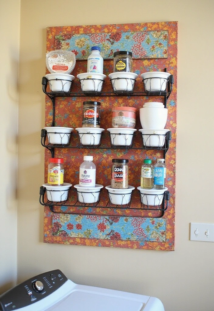 15 Space-Saving Laundry Room Hacks You Wish You Knew Sooner (Check Out #4!) - 3. Magnetic Spice Racks