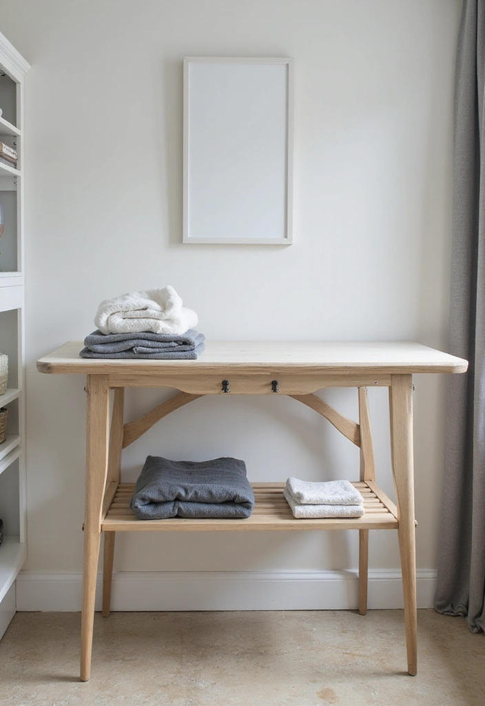15 Space-Saving Laundry Room Hacks You Wish You Knew Sooner (Check Out #4!) - 7. Floating Folding Table