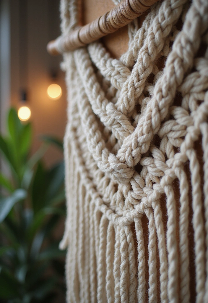 15 Unique Fabric Wall Hangings to Brighten Up Your Home (You Won't Believe #8!) - 1. Boho Macrame Wall Hanging