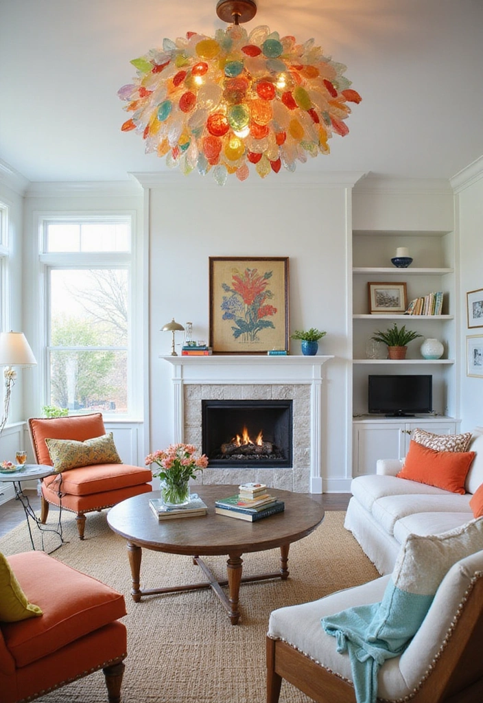 16 Beach Themed Lighting Ideas That Will Turn Your Living Room into a Relaxing Oasis! - 12. Upcycled Beach Glass Lighting