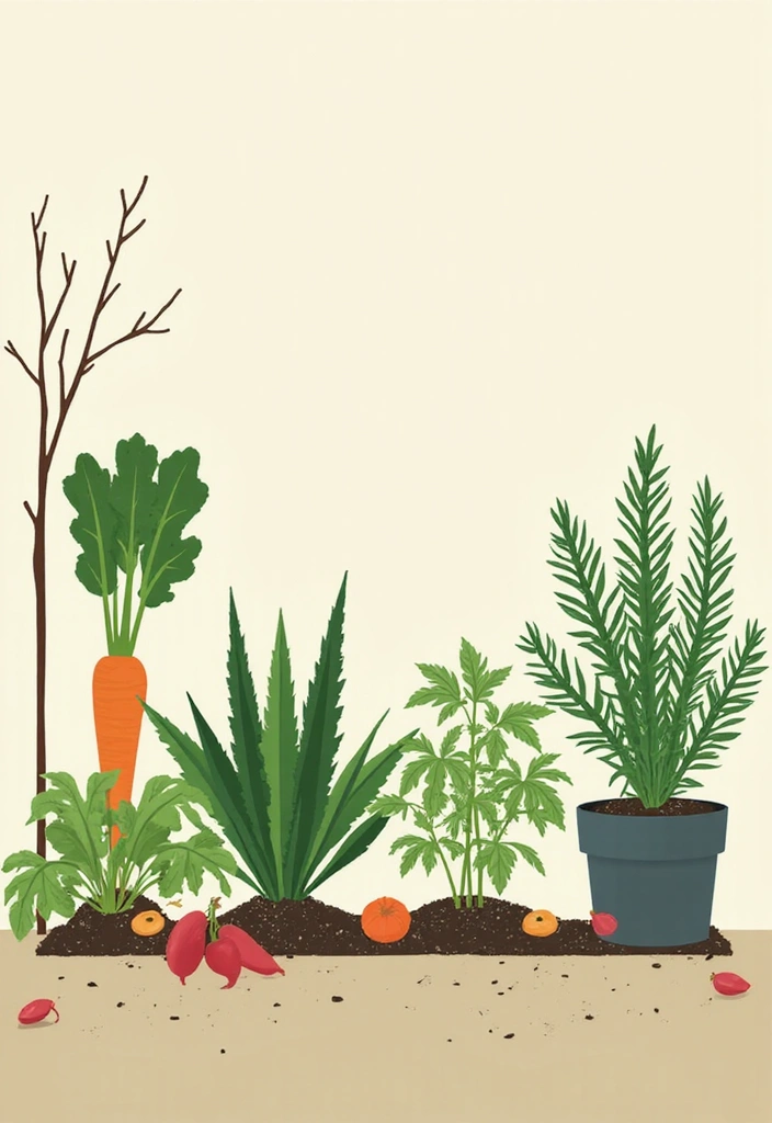 16 Beautiful Fall Vegetable Garden Design Ideas That Will Make Your Neighbors Jealous! - 14. Simple Yet Chic: Minimalist Design