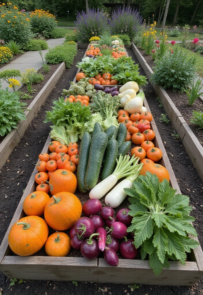 16 Beautiful Fall Vegetable Garden Design Ideas That Will Make Your Neighbors Jealous! - 2. Raised Garden Beds: A Neat Approach