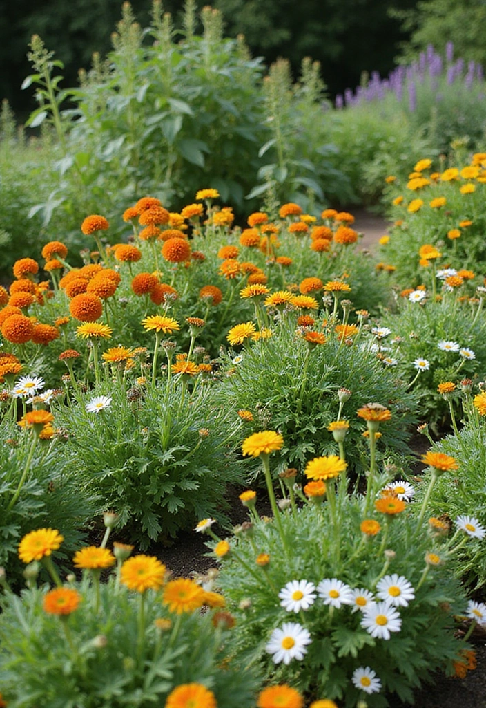 16 Beautiful Fall Vegetable Garden Design Ideas That Will Make Your Neighbors Jealous! - 5. Edible Flower Gardens: Beautiful and Delicious