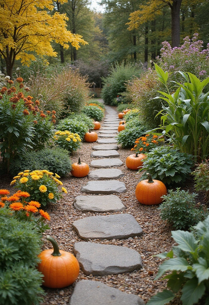 16 Beautiful Fall Vegetable Garden Design Ideas That Will Make Your Neighbors Jealous! - 6. Cozy and Functional Paths: Define Your Space