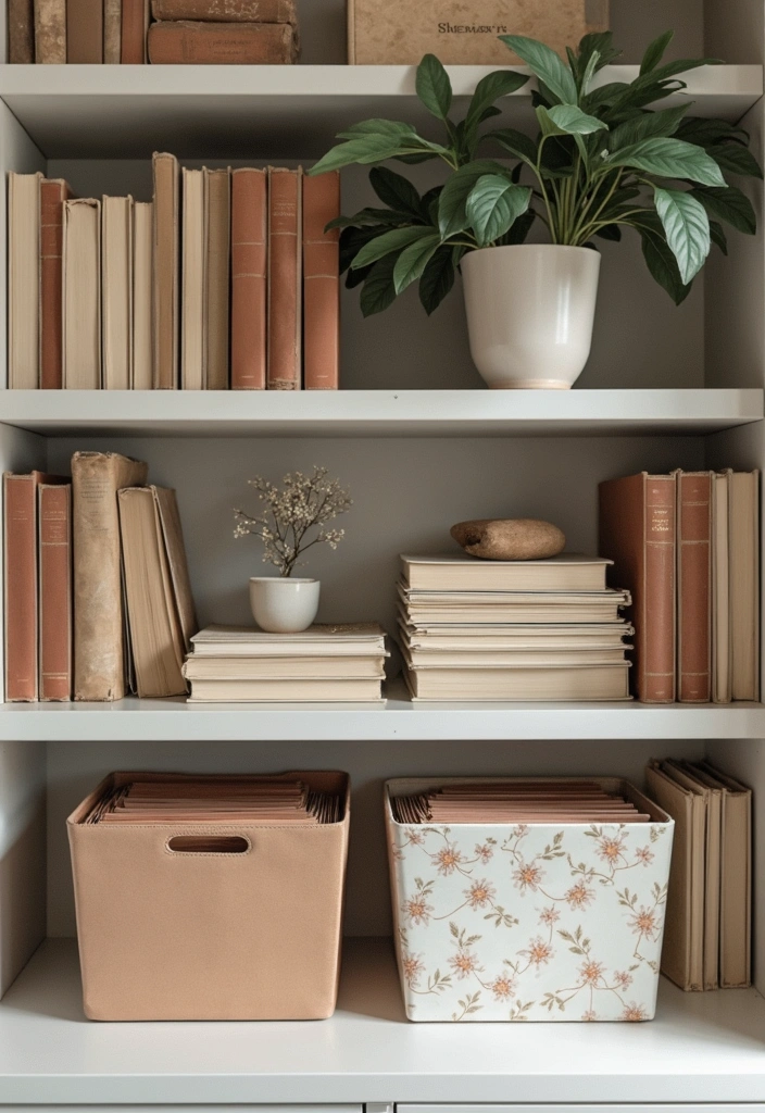16 Home Office Furniture Makeovers That Will Boost Your Productivity! - 15. Stylish File Storage