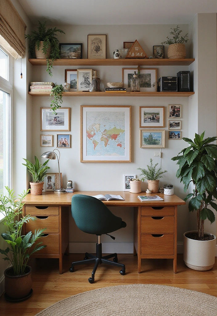 16 Home Office Furniture Makeovers That Will Boost Your Productivity! - 16. Personal Touches