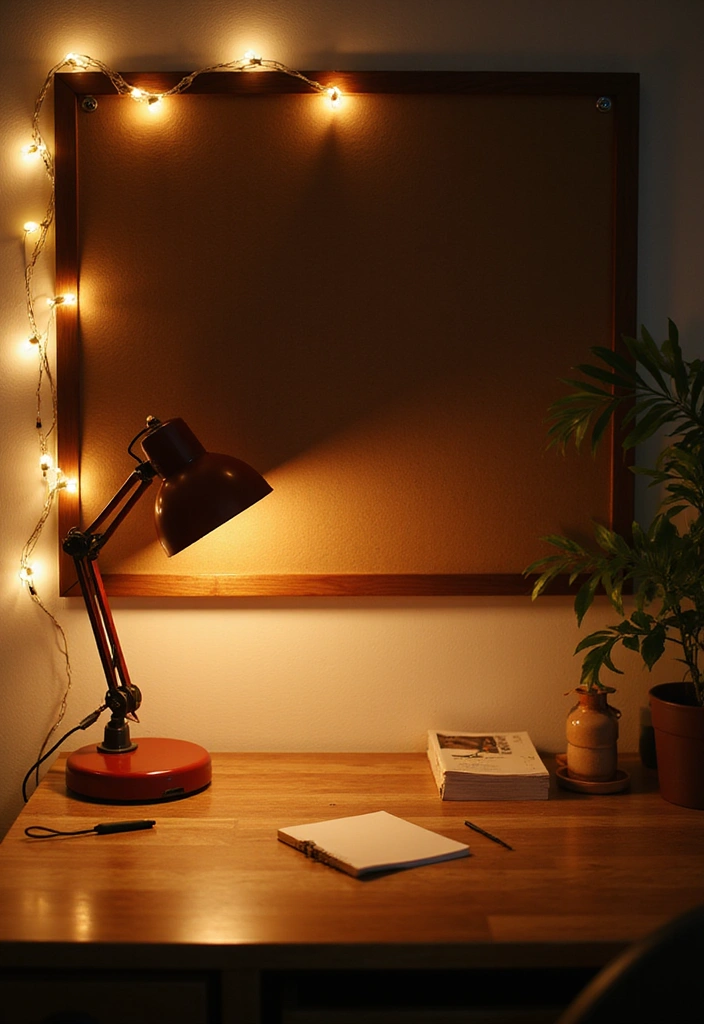 16 Home Office Furniture Makeovers That Will Boost Your Productivity! - 6. Creative Lighting Solutions