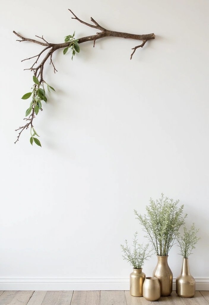 16 Minimalist DIY Wall Hangings That'll Elevate Your Space (You’ll Want to Copy #4!) - 11. Simple Branch Hangings