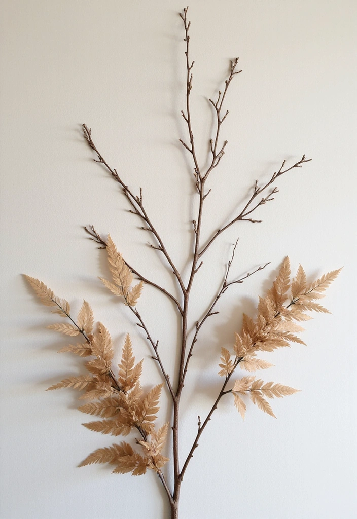 16 Minimalist DIY Wall Hangings That'll Elevate Your Space (You’ll Want to Copy #4!) - 6. Nature-Inspired Wall Hangings
