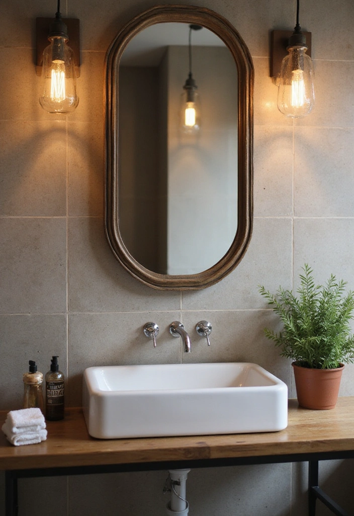 17 Bathroom Lighting Ideas That Will Instantly Elevate Your Space (#11 Is Pure Magic!) - 6. Elegant Pendant Lights
