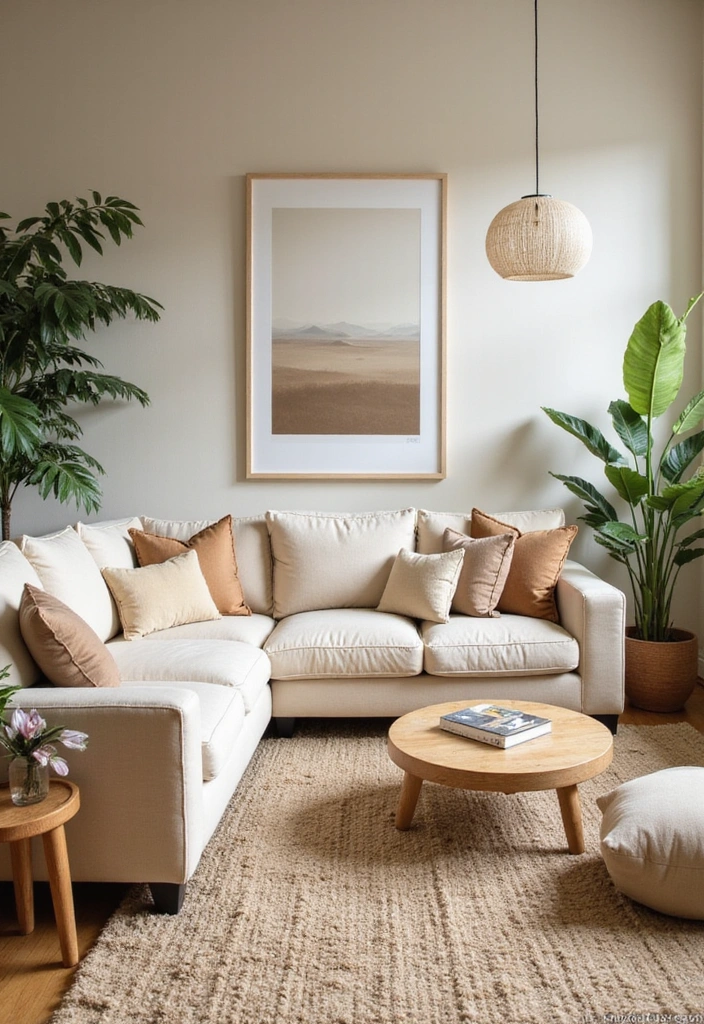 17 Beach Color Palettes That Will Refresh Your Living Room and Your Spirit! - 2. Sandy Neutrals