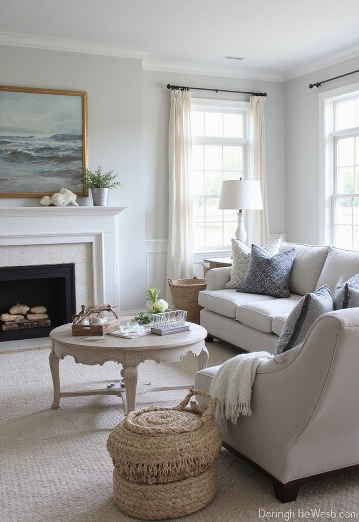 17 Beach Color Palettes That Will Refresh Your Living Room and Your Spirit! - 6. Coastal Grays