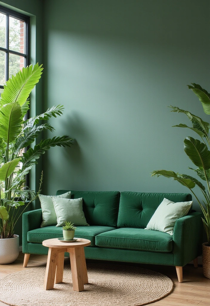 17 Beach Color Palettes That Will Refresh Your Living Room and Your Spirit! - 8. Tropical Greens