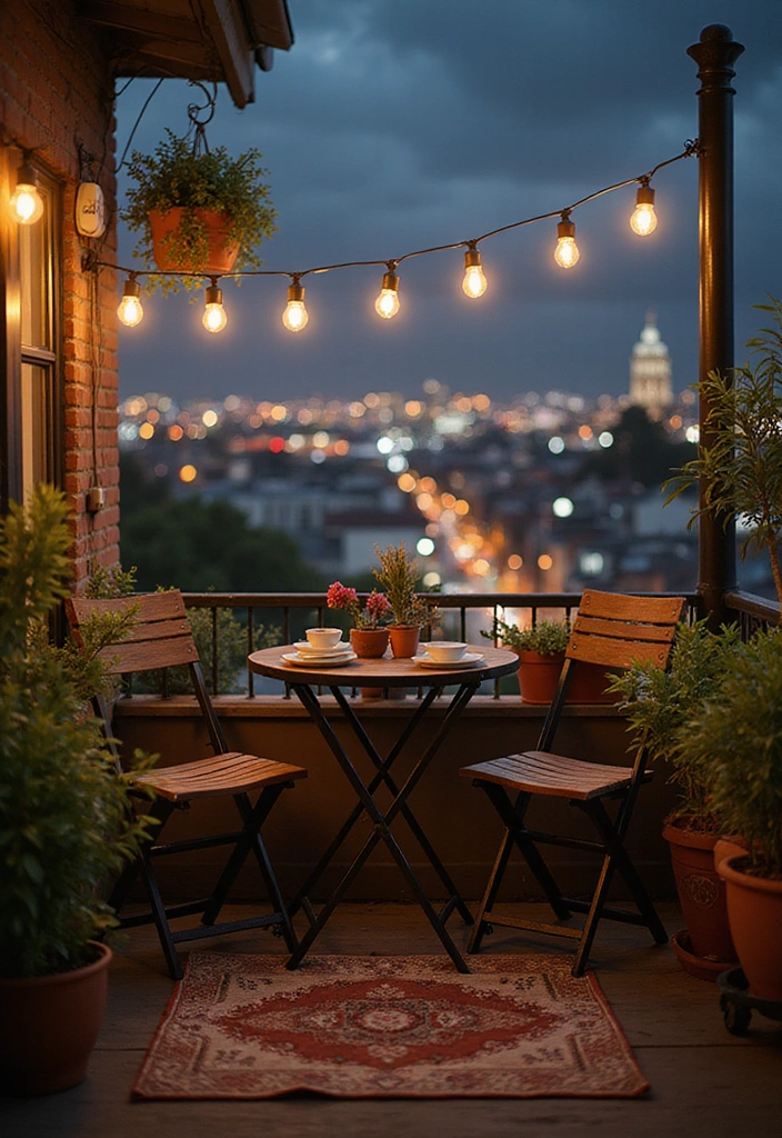 18 Affordable Garden Bistro Set Ideas That Look Like a Million Bucks (You Won't Believe #3!) - 4. Foldable Bistro Set