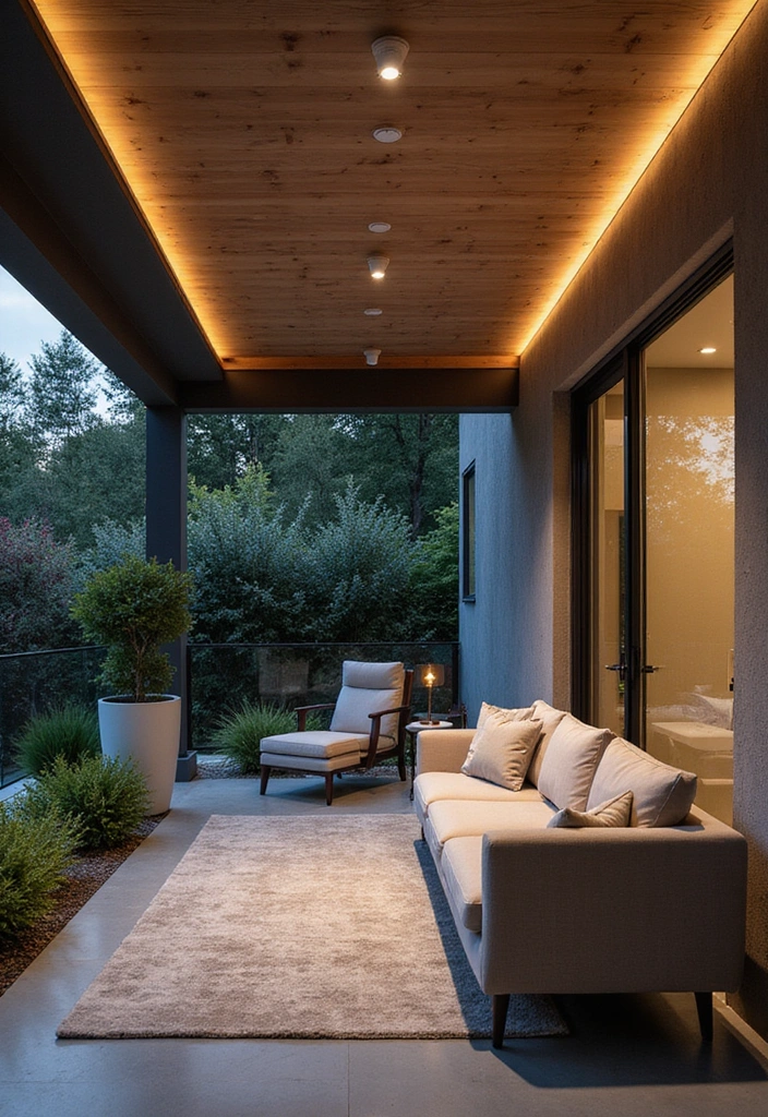18 Modern Porch Ceilings That Redefine Outdoor Elegance (You Can't Miss #7!) - 18. Smart Home Integrations
