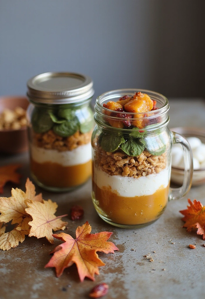 19 Cozy Mason Jar Fall Decor Ideas That Will Make Your Home Feel Like Autumn! - 13. Fall Recipe Jars