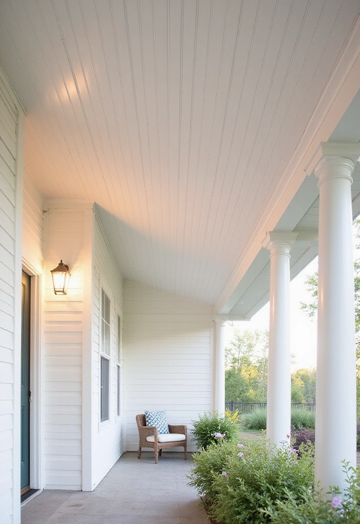 19 Creative Porch Ceiling Patterns That Will Make Your Guests Say 'Wow!' - 9. Shiplap Magic