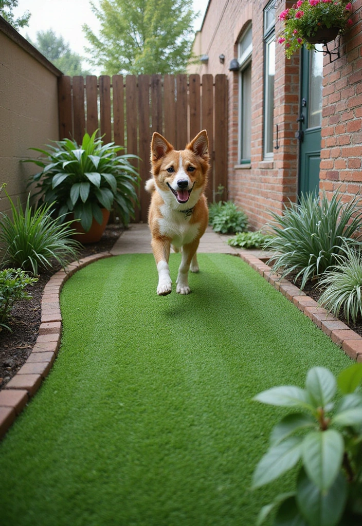 19 Pet-Friendly Small Backyard Turf Ideas That Every Dog Owner Needs to See (#8 Is a Game-Changer!) - 10. Eco-Friendly Turf Options
