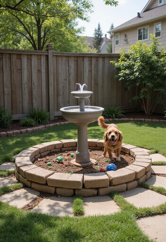 19 Pet-Friendly Small Backyard Turf Ideas That Every Dog Owner Needs to See (#8 Is a Game-Changer!) - 8. Interactive Dog Features