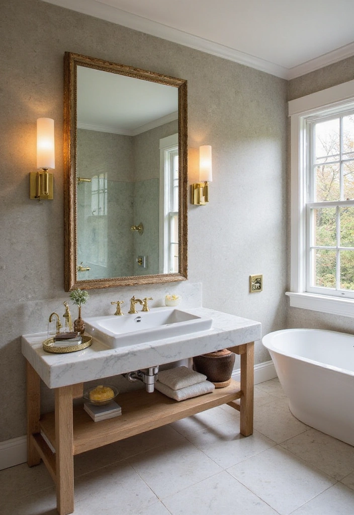 20 Affordable Luxury Bathroom Upgrades You'll Wish You Knew Sooner! - 12. High-End Mirror