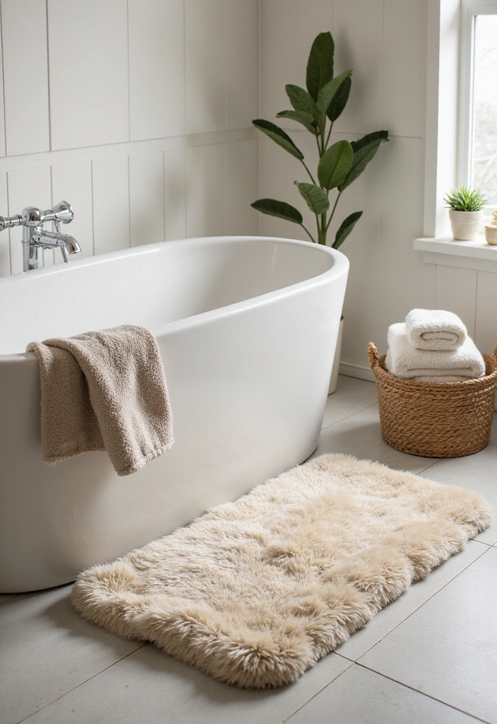20 Affordable Luxury Bathroom Upgrades You'll Wish You Knew Sooner! - 2. Luxe Bath Mat
